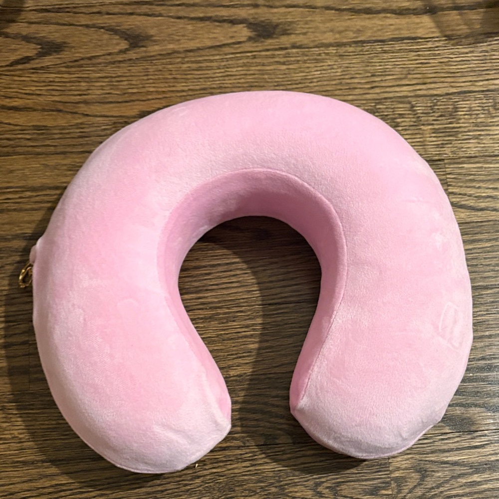 Stoney Clover x Target Memory Foam Pink Velvet Neck Pillow